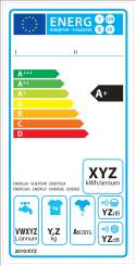 Marca dell elettrodomestico Informazione nell etichetta Esempio per una lavatrice Consumo idrico ponderato (litri per anno) capacità di carico (kg) modello Classe efficienza Consumo energetico