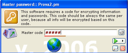 Scrivere il nome del file e salvare in un cartella qualsiasi Impostare una password principale di accesso da mantenere in posto sicuro e premere invio (come da immagine).