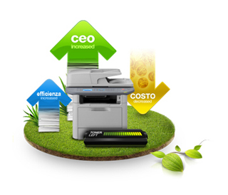 Sostituendo stampanti e copiatrici inefficienti e non aggiornate con dispositivi multifunzione efficienti dal punto di vista energetico, possono raggiungere maggiore produttività, disponendo di