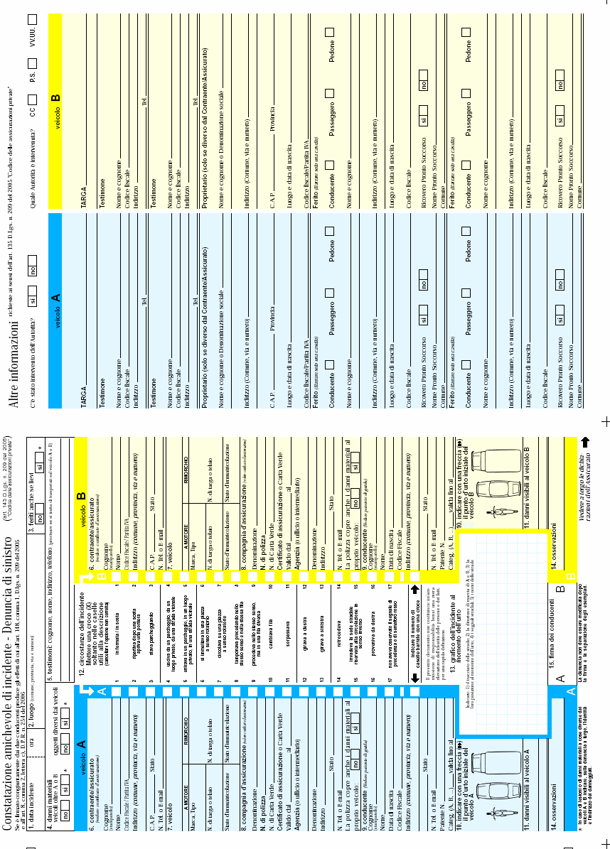 ALLEGATO 2 Constatazione amichevole