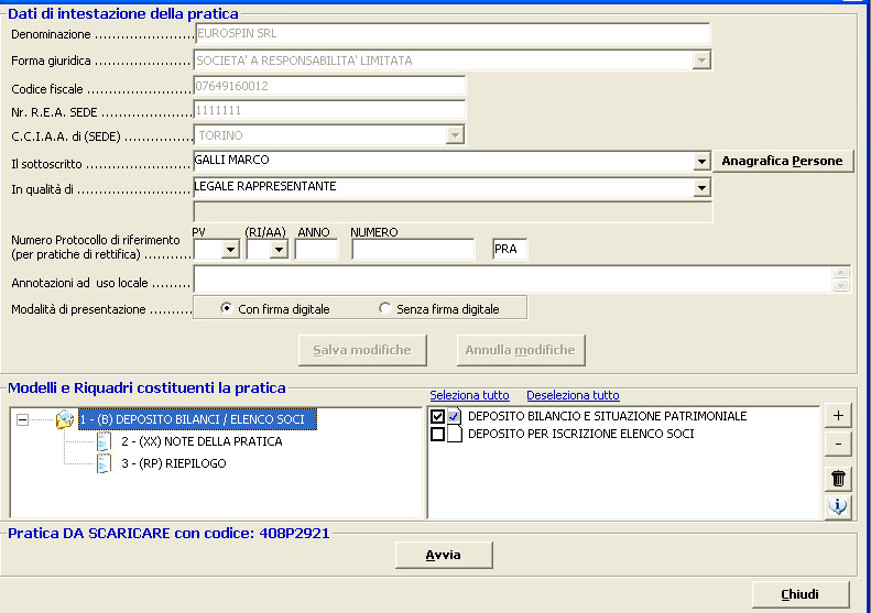 FEDRA VER. 6.1.3 64 Selezionare la cartella Modello Base e scegliere il modello B. Cliccare sul pulsante Avanti per proseguire.