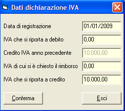 A seguito dell apertura provvisoria, sarà necessario effettuare la ripartizione del credito Iva tra importo in compensazione e importo da indicare come rimborso, così come indicato nel paragrafo