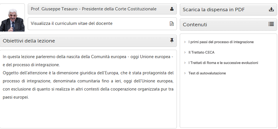 Didattica erogativa (DE) Format videolezioni