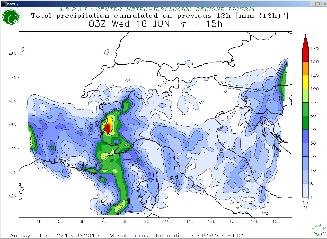 In particolare nella serata del 14 Giugno si era formato in prossimità delle coste algerine un minimo al suolo sui 1008 hpa che nelle ore successive impattava in prossimità di Corsica e Sardegna (fig.