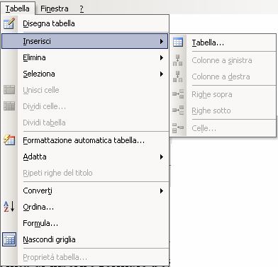 Pag.18 Le Tabelle In Word abbiamo la possibilità di inserire tabelle. Le tabelle in Word servono per impaginare il testo o per creare modulistica.