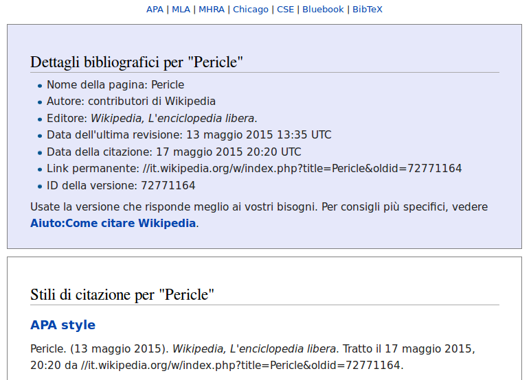 Come citare Wikipedia Wikipedia è mutevole, è