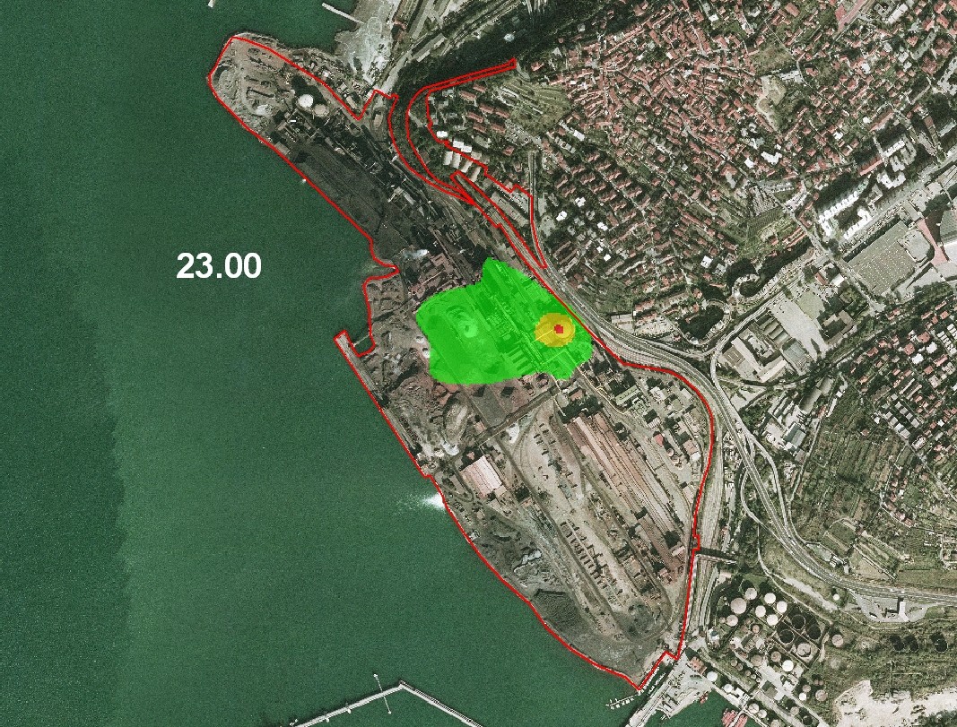 Simulazione della dispersione di inquinanti immessi in atmosfera a seguito di