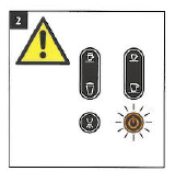 LATTISSIMA 1-2) Accendere la macchina, la spia dell accensione si illumina.
