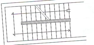 UNI) per disegnare: PORTE FINESTRE SCALE Vedi immagine libro pag 179-180 Le scale più usate sono: 1:50 stanza x