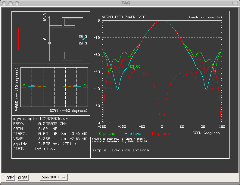 Visualizzazione dei risultati Selezioniamo la frequenza di cui