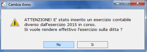 La procedura è molto semplice: quando si procede all inserimento dei dati del 2016, nei programmi di registrazione/emissione (emissione bolle/fatture, caricamento movimenti contabili, ecc ) viene