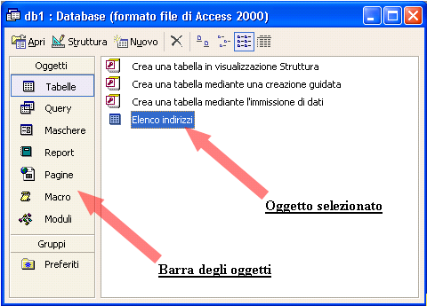 dialogo e la tabella corrente mostrerà dei segni + a sinistra dei record. Essi indicano la presenza dei fogli dati secondari.