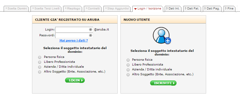 Registrazione