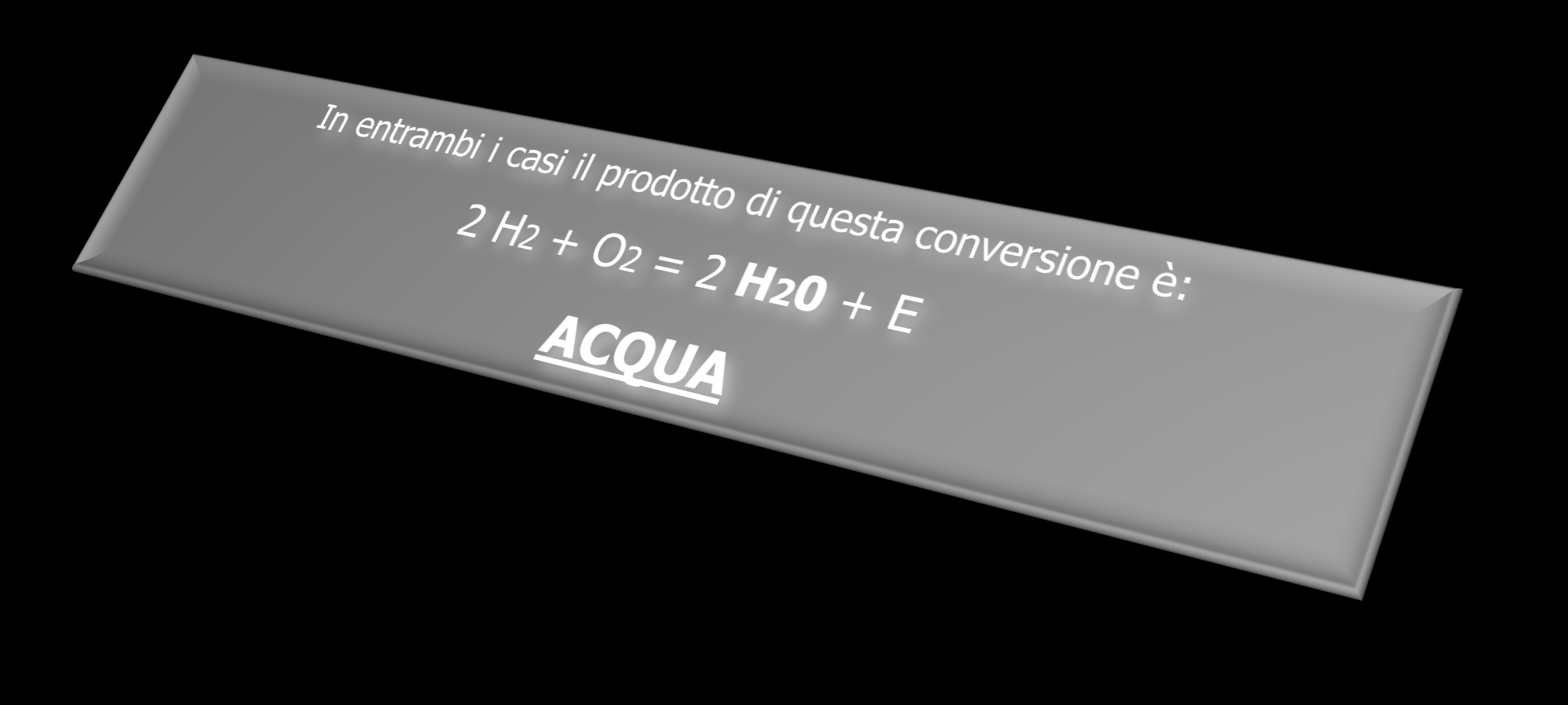 Veicoli ad Idrogeno Questi veicoli convertono l'energia chimica dell'idrogeno in energia meccanica, in due differenti modalità: bruciandolo in un