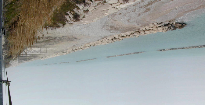 23 dal porto di Porto San Giorgio alla foce del fiume Aso Vista della spiaggia di Fermo in