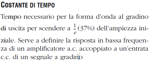 Risposta in bassa frequenza Un impulso di 300 microv/sec non deve produrre un offset maggiore di 100 microv sulla registrazione ECG e una pendenza maggiore di 250