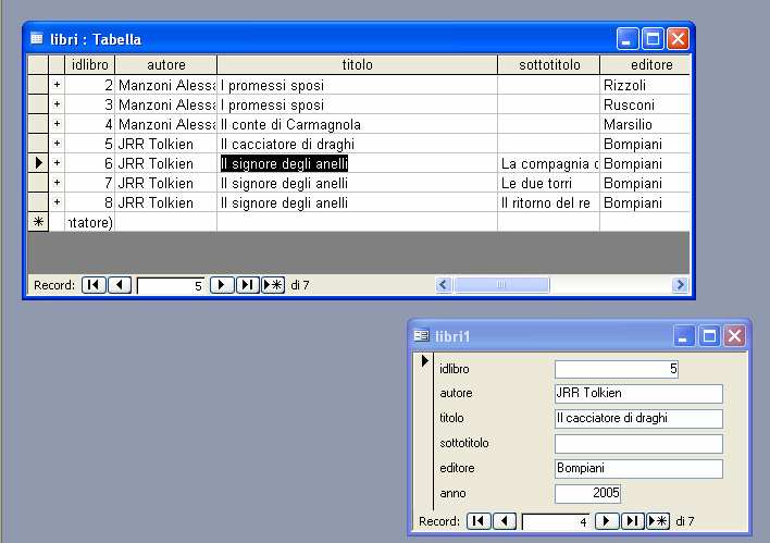 Maschere Le maschere sono schermate o, più precisamente, finestre di windows con le quali si gestiscono i dati che sono sempre e solo nelle tabelle. Per creare una maschera: 1.