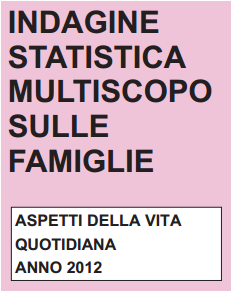 I dati Indagine campionaria: dal 1993 analizza annualmente vari aspetti (di tipo economico e sociale) della vita degli Italiani Disegno