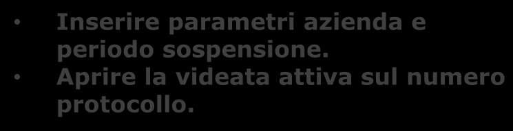 direttamente in procedura Inps Inserire parametri azienda e