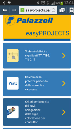 Il software EasyProjects è ottimizzato per l utilizzo da dispositivi cellulari Il software EasyProjects è disponibile