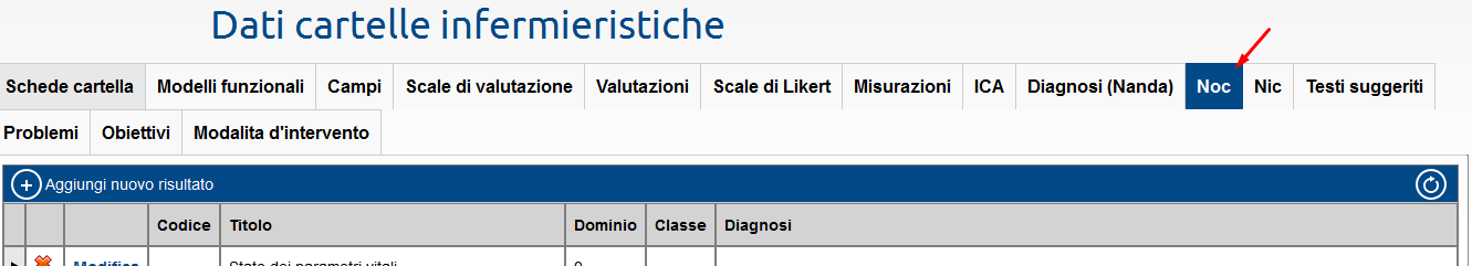 Per salvare le modifiche o i nuovi inserimenti cliccare su Inserisci altrimenti su Annulla per non confermare.