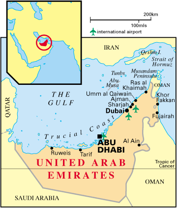 Gli Emirati Arabi sono una confederazione fondata nel 1971 dai sette emirati di Abu Dhabi, Dubai, Sharjah, Ajman, Umm al-quwain, Ras Al- Khaimah e Fujarirah.