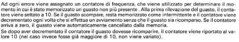 Classificazione guasti Contatore di