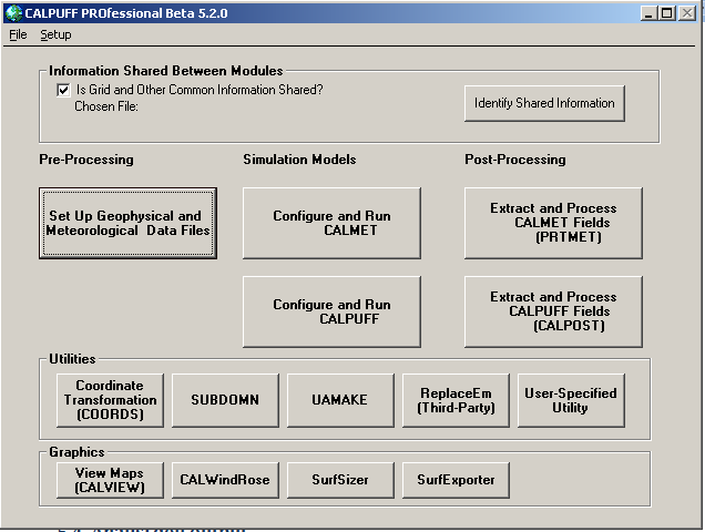 Figura 2: finestra principale del software 3.4.1.