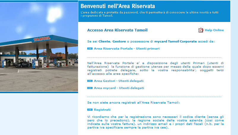 Pagina di Accesso Accesso Utenti Delegati Gli utenti Primari avranno la possibilità di creare e gestire delle proprie utenze: e infatti disponibile la funzione di Gestione utenze per mezzo della