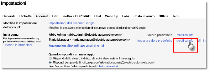 11 Fai clic su Invia verifica. 12 A questo punto, per completare il processo di configurazione, il tuo manager dovrà accedere al proprio account Gmail e fare clic sul link di verifica.