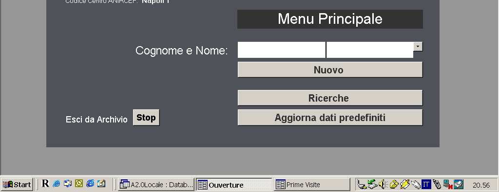 ARCHIVIO UN SOFTWARE PER L ARCHIVIAZIONE DI DATI CLINICI