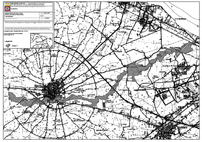 Compresa nell'elenco delle aree protette regionali nel 1997, è diventato