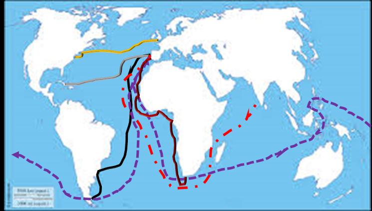 I più importanti viaggi oceanici *Ferdinando Magellano Morì durante il viaggio in uno scontro contro gli indigeni nelle Filippine.