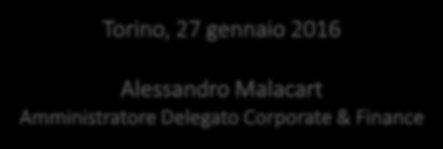 Private Investors Torino, 27 gennaio 2016
