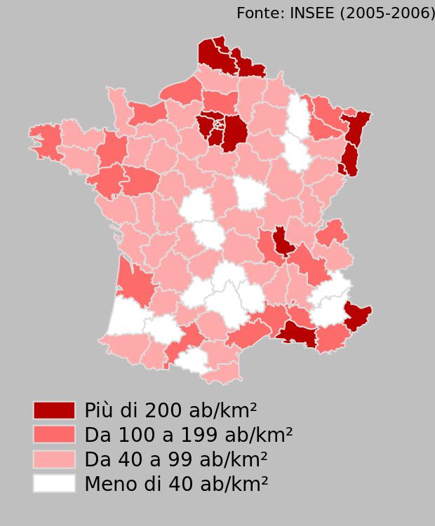 Popolazione I dati al 1º gennaio 2010 rivelano che la Repubblica francese possedeva