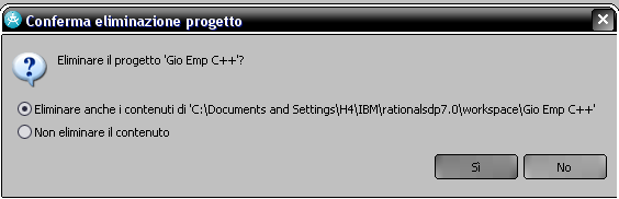 Utilizzo del compilatore e del modellatore propri del Rational S.A. Per qualsiasi tipo di informazione rimando all'help online di eclipse: ECLIPSE HELP DOCUMENTATION: http://help.eclipse.org/help33/index.