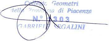 - proprietà esecutata: ZOLDI BRIGITTE IRREPERIBILE Chiusa la presente relazione in Piacenza, addì 31 luglio 2012 Il C.T.U. geom.