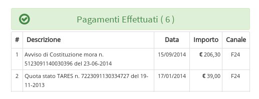 4.2.4 Riepilogo Debito In quest'area sono illustrati due diagrammi a torta da cui si evince in modo immediato lo stato della situazione