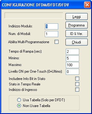 O1.1(3) = MI1.1 P(80,25)I1.2 \ P(0,10)I1.3 In questo caso il primo Preset (80%) viene eseguito con rampa 25 secondi, il secondo (0%) con rampa 10 secondi.