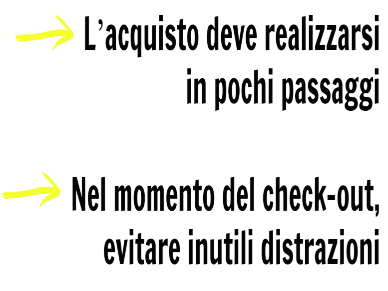 Analizziamo un esempio: il check-out di Patagonia Anticipare quante più informazioni utili possibili Quando necessario, specificare se i prezzi includono o meno l IVA Invitare gli utenti a