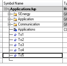 Programma per la trasmissione di email Creazione dei simboli Gli Fbox per l invio di email necessitano di simboli contenenti i dati per la trasmissione di email, come indirizzo, password del server