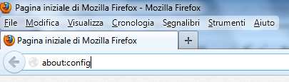 3 Come ottimizzare MozillaFirefox Per modificare il tipo caching: (equivale all impostazione Internet Explorer All'apertura della pagina Web ) Digitare nella barra degli indirizzi