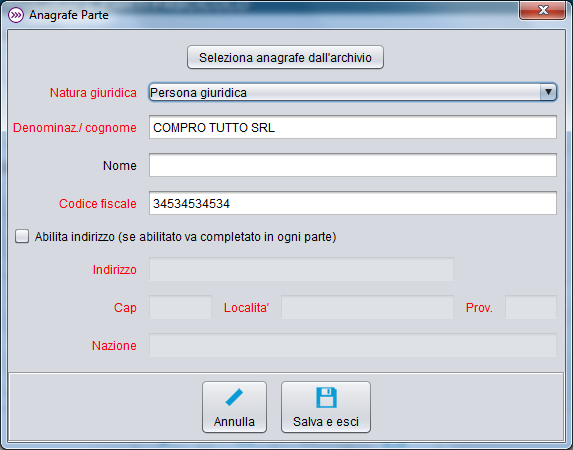 Cliens Redigo/GSL/Consolle: modifiche apportate al redattore per il deposito di un in Atto di Pignoramento nelle Esecuzioni Mobiliari presso il debitore o presso il terzo Premessa: tutti i dati