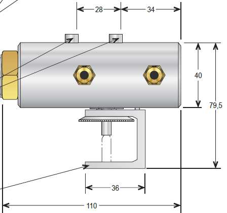 IMPIANTO SENFC PER AMBIENTI CON GAS METANO Pagina 10 di 85 DP 09b rev. 1 Oggetto: MANUALE TECNICO VALVOLA SELETTRICE J TAG VV690-42DE IMPORTANTE: Per mettere in funzione l E.N.F.C. collegare i n 2 tubi in rame ricotto diam.