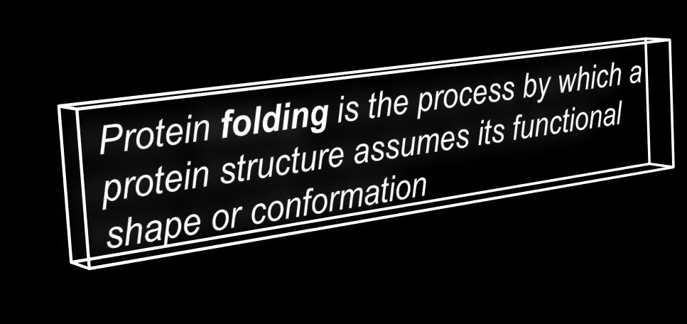 genetiche Le proteine acquistano spontaneamente la loro struttura tridimensionale, cui è legata in modo indissolubile la funzione biologica.