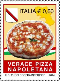 13) Mozzarella di bufala campana 14) Tra i prodotti tipici della Campania è certamente da annoverare la pizza che però finora non è stata ancora immortalata su nessun francobollo; per questo motivo