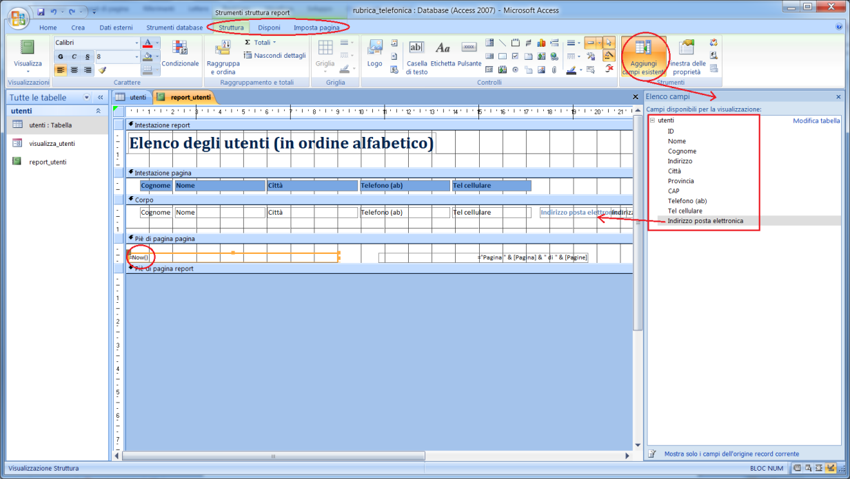 Una volta cliccato su Fine, come da immagine sopra, ci ritroveremo il nostro Report come da immagine sotto, modificabile dalla sezione Layout di Pagina, pronto per i nostri utilizzi (esportazione nei