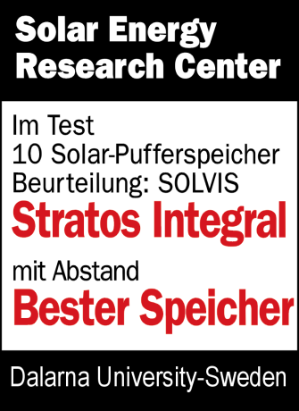 Effettivo utilizzo dell irraggiamento attraverso lo stratificatore Solvis Il concetto: Lo stratificatore Solvis conduce il calore