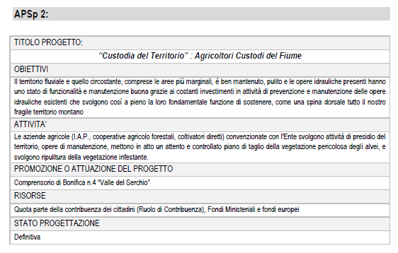 I Contratti di Fiume: i piani d azione Dare valore agli investimenti