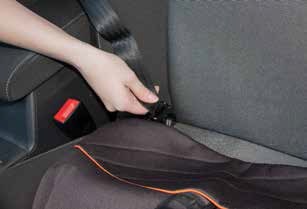 Pregnant Belt, una cintura - due vite Dispositivo di sicurezza in auto per gestante Raccomandata dal 2 mese di gravidanza Installazione: ISOfix & con cintura a 3